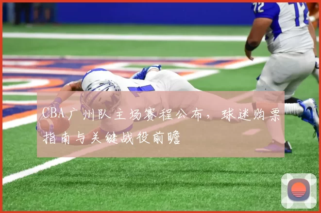 CBA广州队主场赛程公布，球迷购票指南与关键战役前瞻